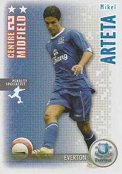 Mikel Arteta Everton 2006/07 Shoot Out Excellent Player #118